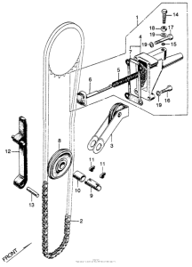 SL350 Натяжитель цепи