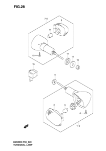 GS500 Поворотники
