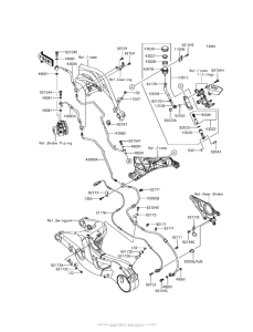 ZX1000 Задний торм цилиндр