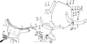 GL1200I Ветровое стекло