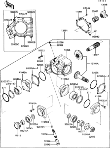 VN750 Front bevel gear(1 / 2)
