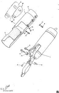 CW50RS Выхлопная система