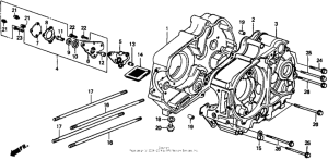 CT70 Картер двигателя