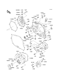 KLX300R Engine cover(s)(1 / 2)