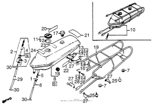 NC50 Fuel tank + carrier