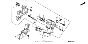 XR650L Задний суппорт