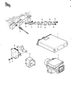 KZ1000 Injectors / electrical equipment