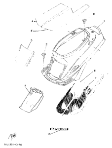 CW50R Side cover  /  oil tank