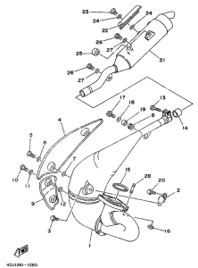 DT125E Выхлопная система