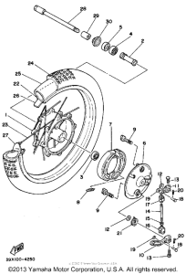  Переднее колесо