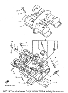 XJ600SK Головка цилиндров