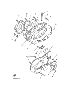 RZ350 ｸﾗﾝｸｹｰｽｶﾊﾞｰ