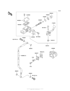 KX65 Главный тормозной цилиндр