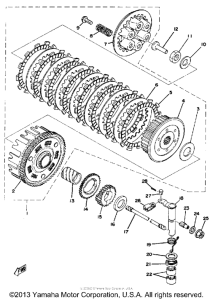 TT500D Сцепление