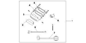 XL1000V (ABS) Rear fog light kit