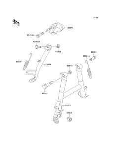 EX250 Подножка
