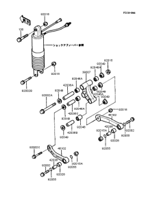 ZX400 Задняя подвеска