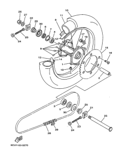  Переднее колесо
