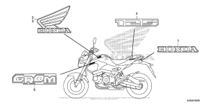 MSX125 Наклейки