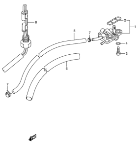 SV650 Топливный кран