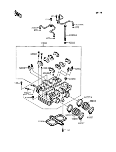 EX400 Головка цилиндров
