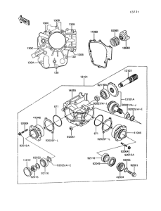 Z550 Front bevel gear(1 / 2)