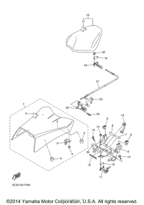FZS10FGY Сиденье