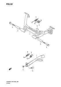 AN400 (ABS) Stand comp