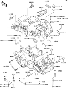 EJ650 Картер двигателя