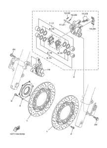 XV1900A Передний суппорт