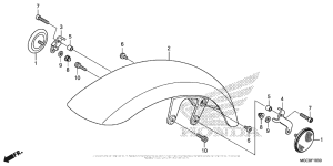CB1100 (ABS) Front Fender (1)
