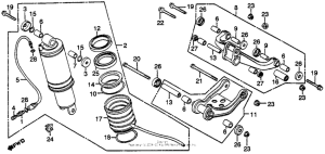 GL650I Задние амортизаторы