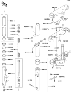 VN800 Front fork(1 / 2)