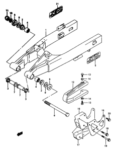 RM80 Маятник задний