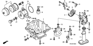  Картер масляный / масляная помпа