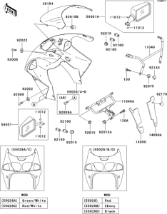 ZX750 Cowling(zx750-p1-p3)