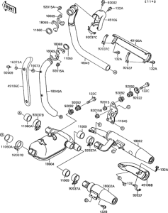 VN1500 Глушитель