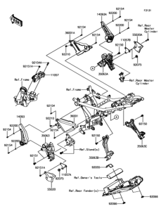 ER650 フレームフィッティング