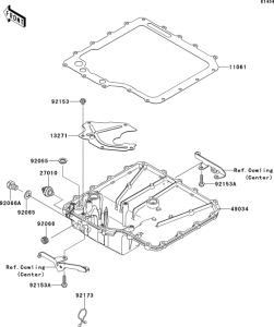 ZG1400 Маслянный поддон