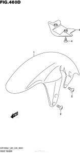 VZR1800 Front Fender (For Pgz) (Vzr1800Bzl7 E28)