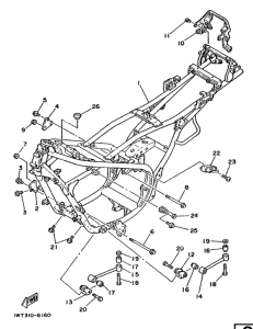 RD350LCF (20KW) Рама