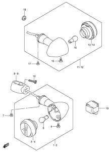 VS1400 Поворотники