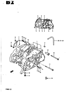 FR80 Картер двигателя
