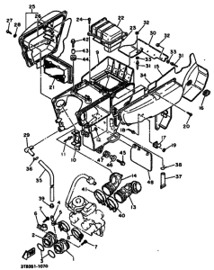 XT600E Впускная система