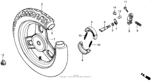 SE50 Переднее колесо