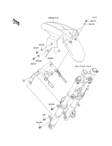 EX250 Переднее крыло