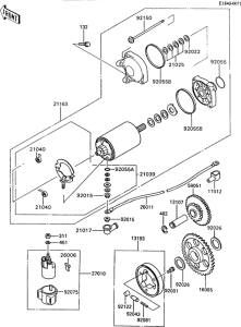ZX600 Стартер