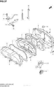 AN650Z Speedometer (An650L4 E03)