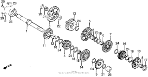 VF1100S Трансмиссия