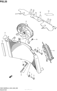 GSX1300R (ABS) Radiator (Gsx1300Ral4 E28)